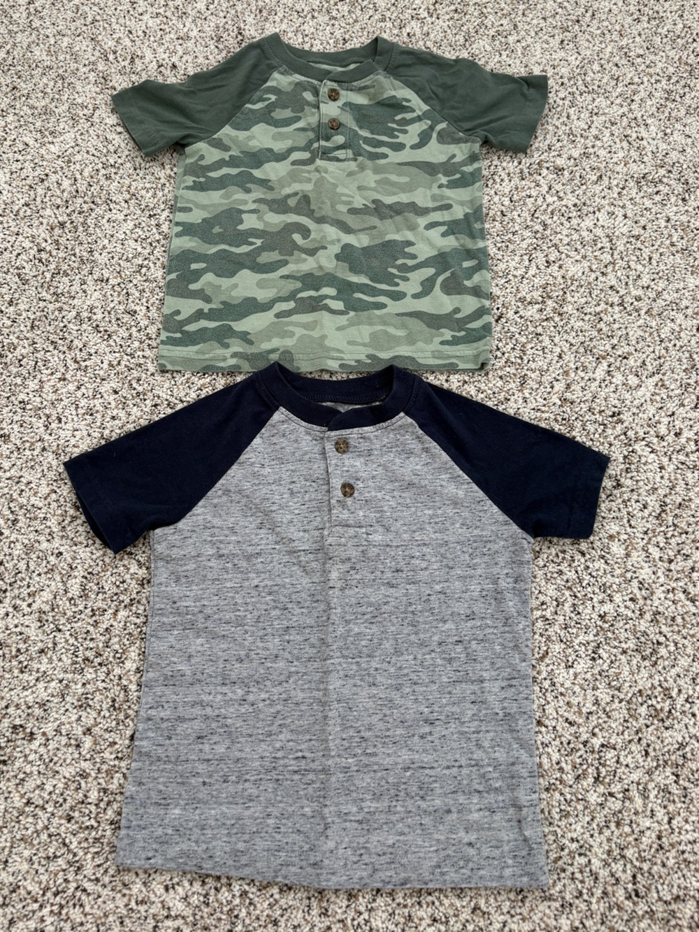 Jumping Beans Toddler Boy Short-Sleeve Henley Bundle Lot, 2T